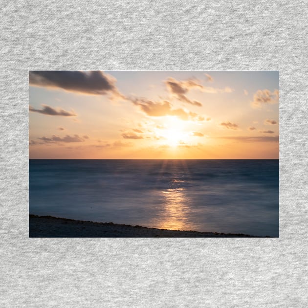 Beautiful Golden Cancun Sunrise Cancun Mexico by WayneOxfordPh